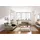 W.Schillig Designsofa Flachgewebe 3-Sitzer Braun