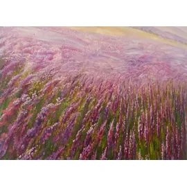 MCW ÖLGEMÄLDE BLUMENFELD HANDGEMALT Mehrfarbig