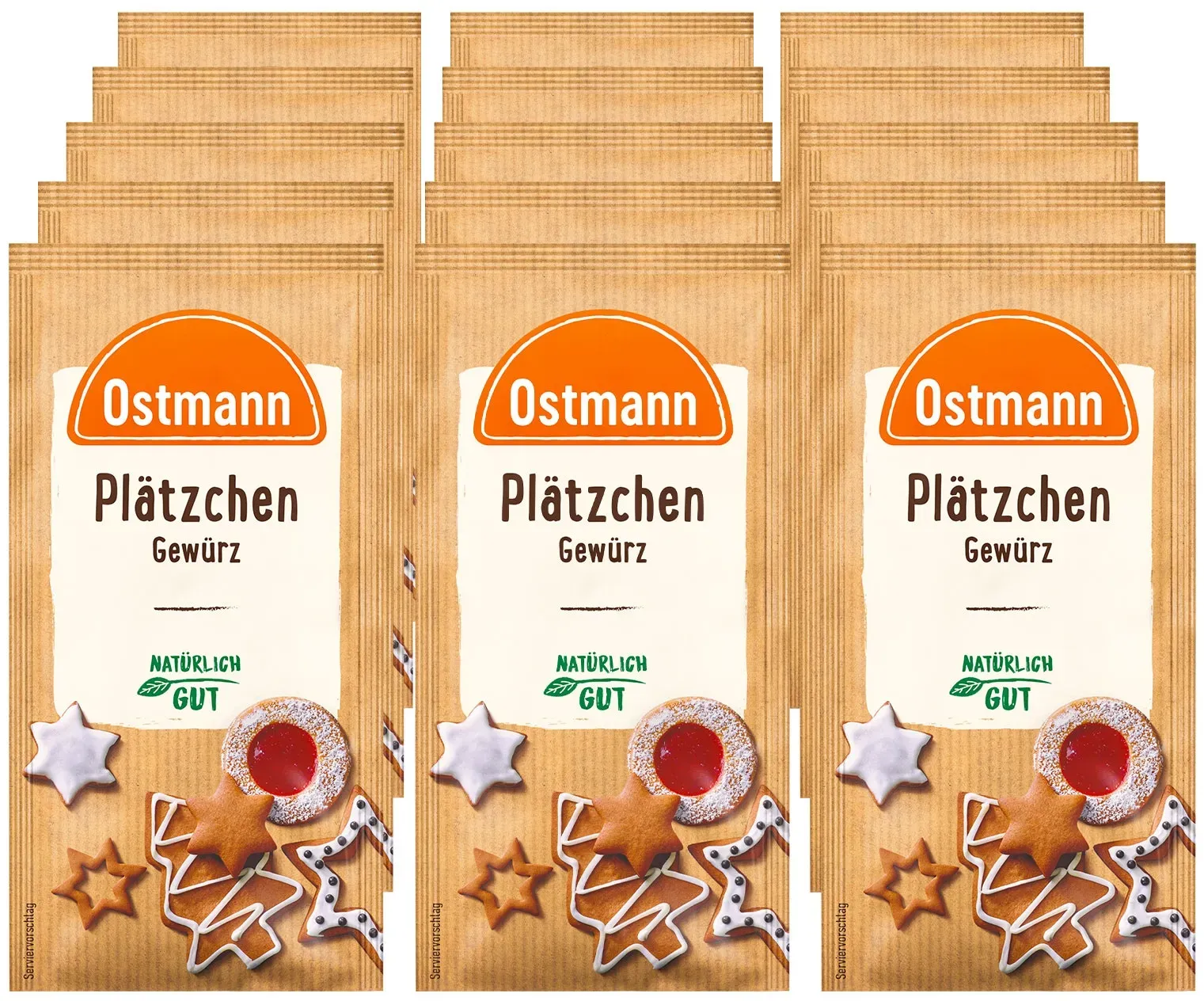 Ostmann Plätzchen Gewürzmischung, 15er Pack