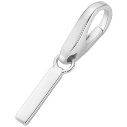 Giorgio Martello Milano Charm Buchstabe I, Silber 925 Damen 
