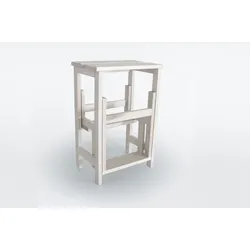 Radius Design Hockerleiter Buche weiß lasiert