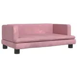 vidaXL Kindersofa Rosa 80 x 45 x 30 cm Kiefer rosa