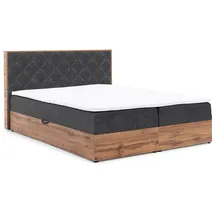 Fun Möbel Boxbett, Schwarz