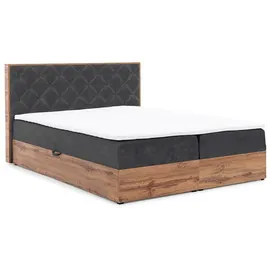 Fun Möbel Boxbett, Schwarz