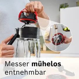 Bosch Mix-Aufsatz MUZS6MX schwarz, transparent