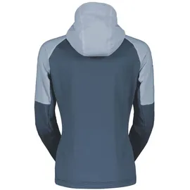Scott Damen Funktionsjacke SCO Hoody W's Explorair Alpha, Größe L in Grau glace blue/metal blue