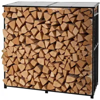 Vevor Metall Kaminholzregal, 1850x700x1800 mm Brennholzregal, Kaminholzunterstand, max. Tragkraft