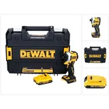 DeWalt DCF 850 Akku Schlagschrauber 18 V 205 Nm 1/4" Brushless + 1x Akku 2,0 Ah + TSTAK - ohne Ladegerät