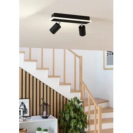EGLO Rimbocchi 1 2er Pack rechteckig schwarz
