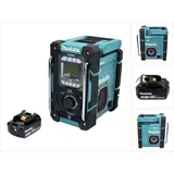 Makita DMR 301 F1 Akku Baustellenradio 12 V max. - 18 V DAB / DAB+ / Bluetooth + 1x Akku 3,0 Ah - oh (AM, FM, DAB, DAB, Bluetooth), Radio