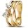 Pandora Damenring Timeless 163511C01-56 - gold - 56