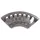 Berger & Schröter Wandhalterung Aluminium 25,4 cm x 10,6 cm weiß
