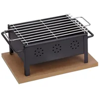 Sauvic Tischgrill ínkl. Edelstahl Rost 25 x 20 cm