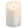 goobay LED Echtwachskerze 10 x 15 cm weiß