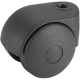 Dörner + Helmer Doppelrolle 40 mm KS-schwarz Rueckenloch