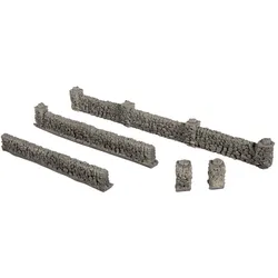 NOCH Mauern aus Basalt, HO (1:87), Grau