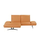 KOINOR Eckcouch Leder 2-Sitzer Orange