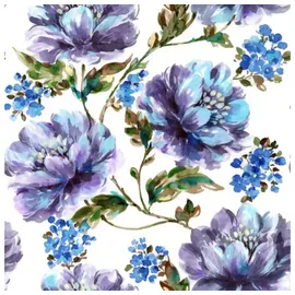 OEM Stefanie Vliestapete 52 cm x 10 m Blau 34193
