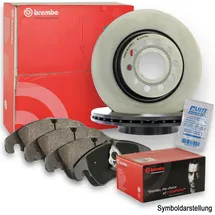 Brembo BREMSSCHEIBEN Ø277MM + BREMSBELÄGE VORNE FÜR LAND ROVER FREELANDER ILAND 1420 57486