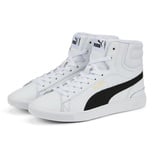 Puma Vikky v3 Mid L puma white-puma black-puma team gold (01) 3.5