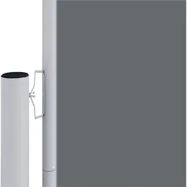 vidaXL Seitenmarkise Ausziehbar 180 x 1200 cm Anthrazit Polyester