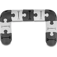 DeLock Kabelhalter, selbstklebend modular Set 9 Stück schwarz Grau