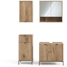 Vicco Badmöbel-Set Eliza 4-tlg. Eiche