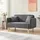 [en.casa] Couch Cord 2-Sitzer Grau