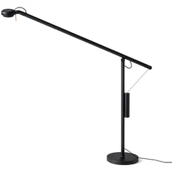 HAY - Fifty-Fifty LED Tischleuchte mit Fuß, signalschwarz (RAL 9004)