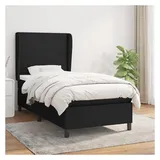 vidaXL Boxspringbett 100 x 200 cm Schwarz