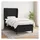 vidaXL Boxspringbett 100 x 200 cm Schwarz