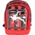 COFI 1453 A.C. Milan Fan Rucksack 27 cm Ideal für Schule und Ausflüge mit A.C. Milan-Motiven