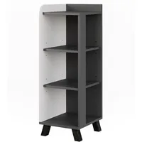 Vichy Vichy, Regal, Midischrank Karen, Anthrazit/Weiss, 30 x 90