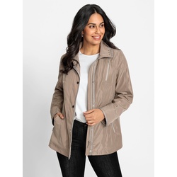 Parka INSPIRATIONEN, Damen, Gr. 19, beige, 100% Polyester, unifarben, Jacken