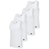 adidas Sportswear Unterhemd / Tanktop Active Flex Cotton Ergonomic in Weiß | Gr.: XL