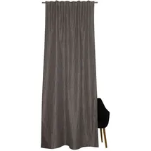 Schöner Wohnen SCHÖNER WOHNEN-Kollektion Vorhang CLAIRE Blickdichter Schlaufenschal (1 St), Schlaufe, Polyester, 130 x 250 cm in Anthrazit grau