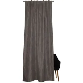 Schöner Wohnen SCHÖNER WOHNEN-Kollektion Vorhang CLAIRE Blickdichter Schlaufenschal (1 St), Schlaufe, Polyester, 130 x 250 cm in Anthrazit grau