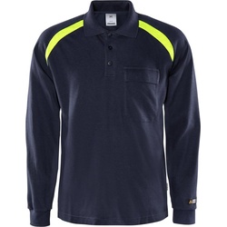 Fristads Flamestat Poloshirt Langarm 784 PFLA 100472 - marineblau - 3XL