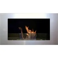 Ethanol und Gel Kamin Modell Roma Deluxe Royal Silber - Silber