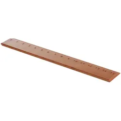 Lineal aus Birnen holz mit 15 cm Länge