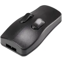TRU Components Schnurschalter Schwarz 2 x Aus/Ein 2A 1St.