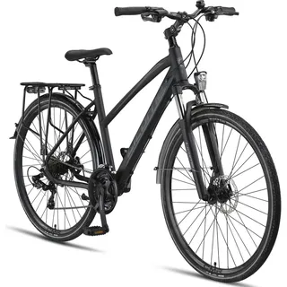 licorne bike gmbh Premium Touring Trekking Bike 28 Zoll RH 48 cm Damen schwarz
