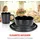 Alpina Geschirrset 16-tlg. 4 Personen schwarz