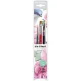 da Vinci Pinselset Botanical Art Watercolour, 3er Set