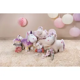NICI Einhorn Sweety Rainbow 13 cm Weiss