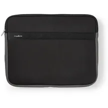 Nedis Notebook-Hülle 13-14" Neopren Schwarz/Anthrazit