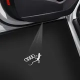 Audi Einstiegs-LED Audi Ringe mit Gecko