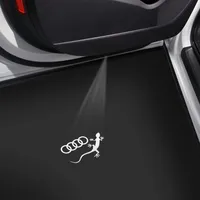 Audi Einstiegs-LED Audi Ringe mit Gecko