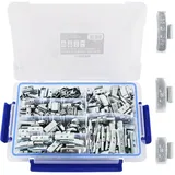 TECPO Auswuchtgewichte-Sortiment Stahlfelgen Schlaggewichte 225-tlg.