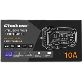 Qoltec Batterieladegerät | 12 | 24 V